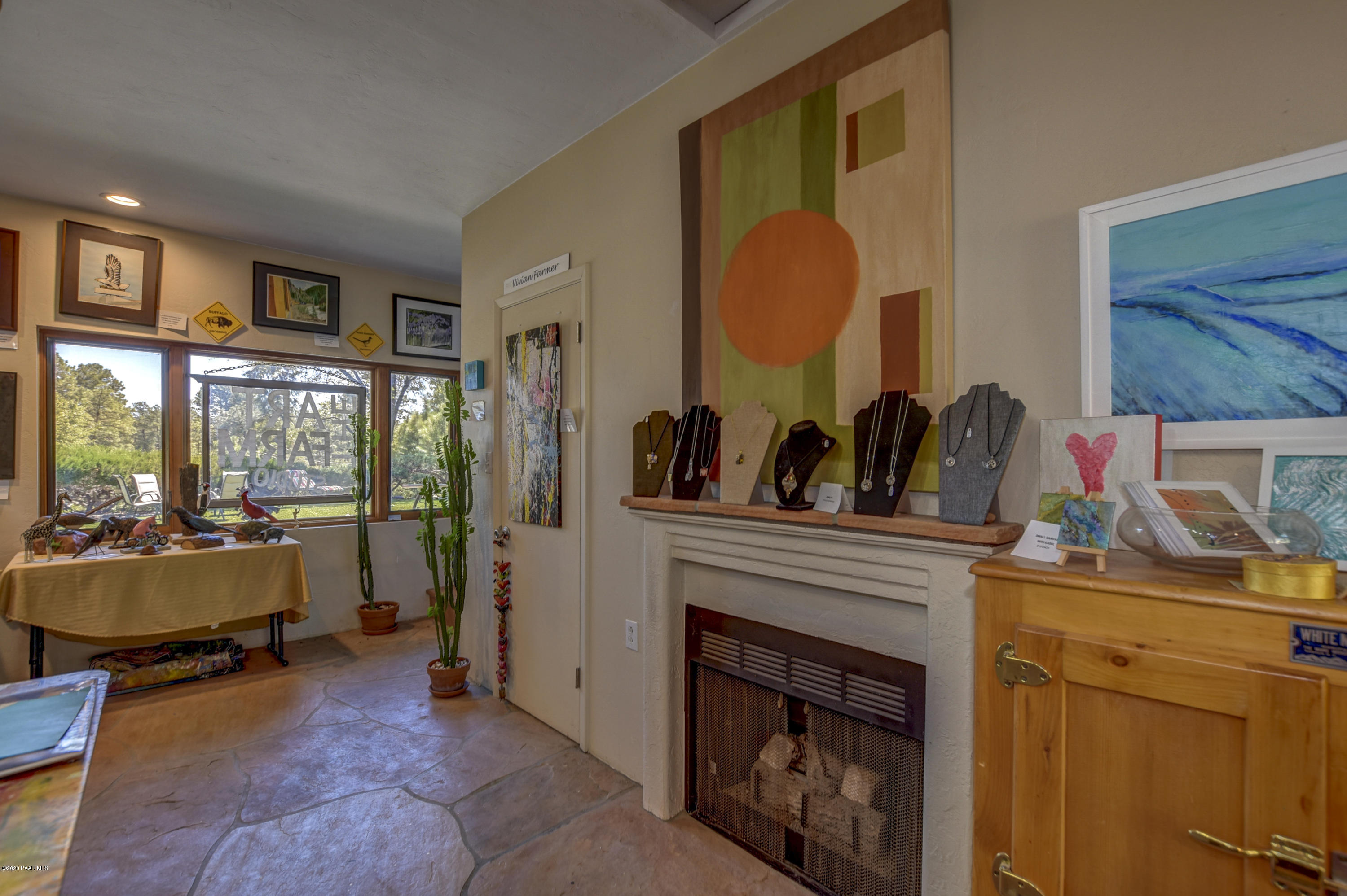 1011 Norris Road Prescott, AZ 86305 - Photo 27 of 62 027_Studio Guest House Fireplace