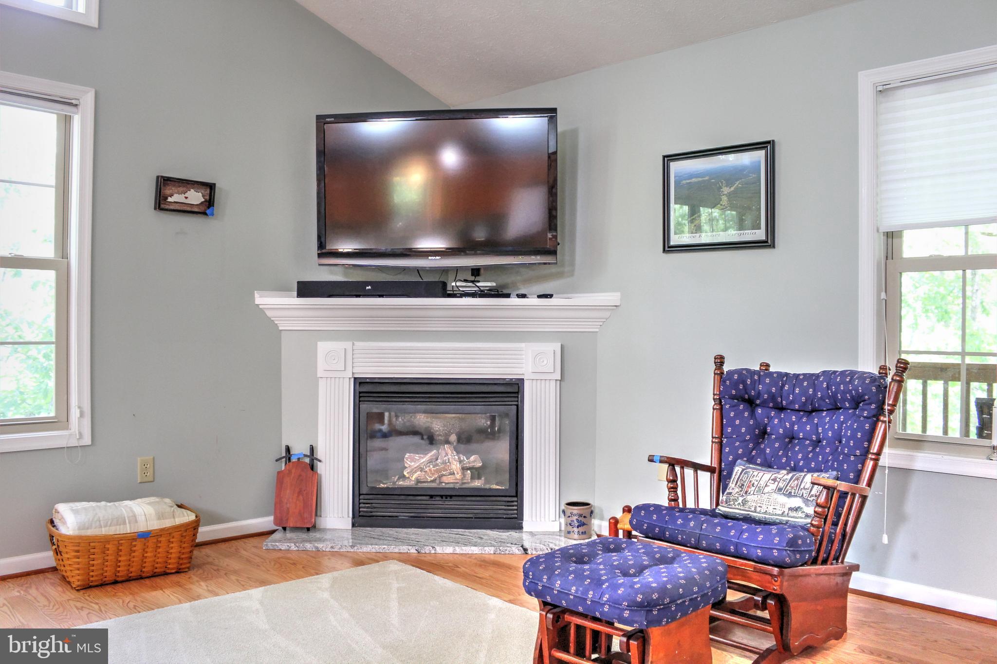 Gas Fireplace in Great Room