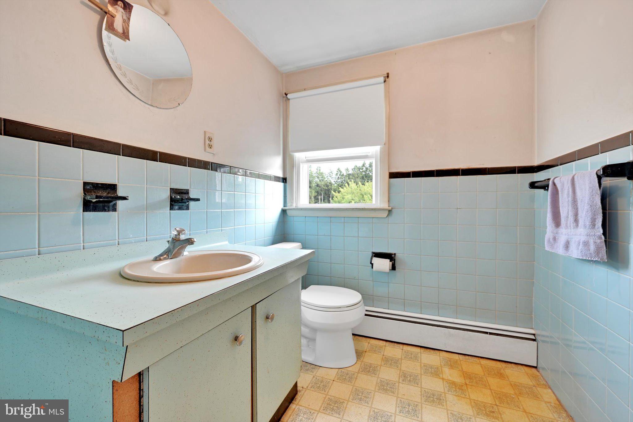 322 Morrison Road Reading, PA 19601 - Photo 23 of 29 a bathroom with a sink a toilet and mirror