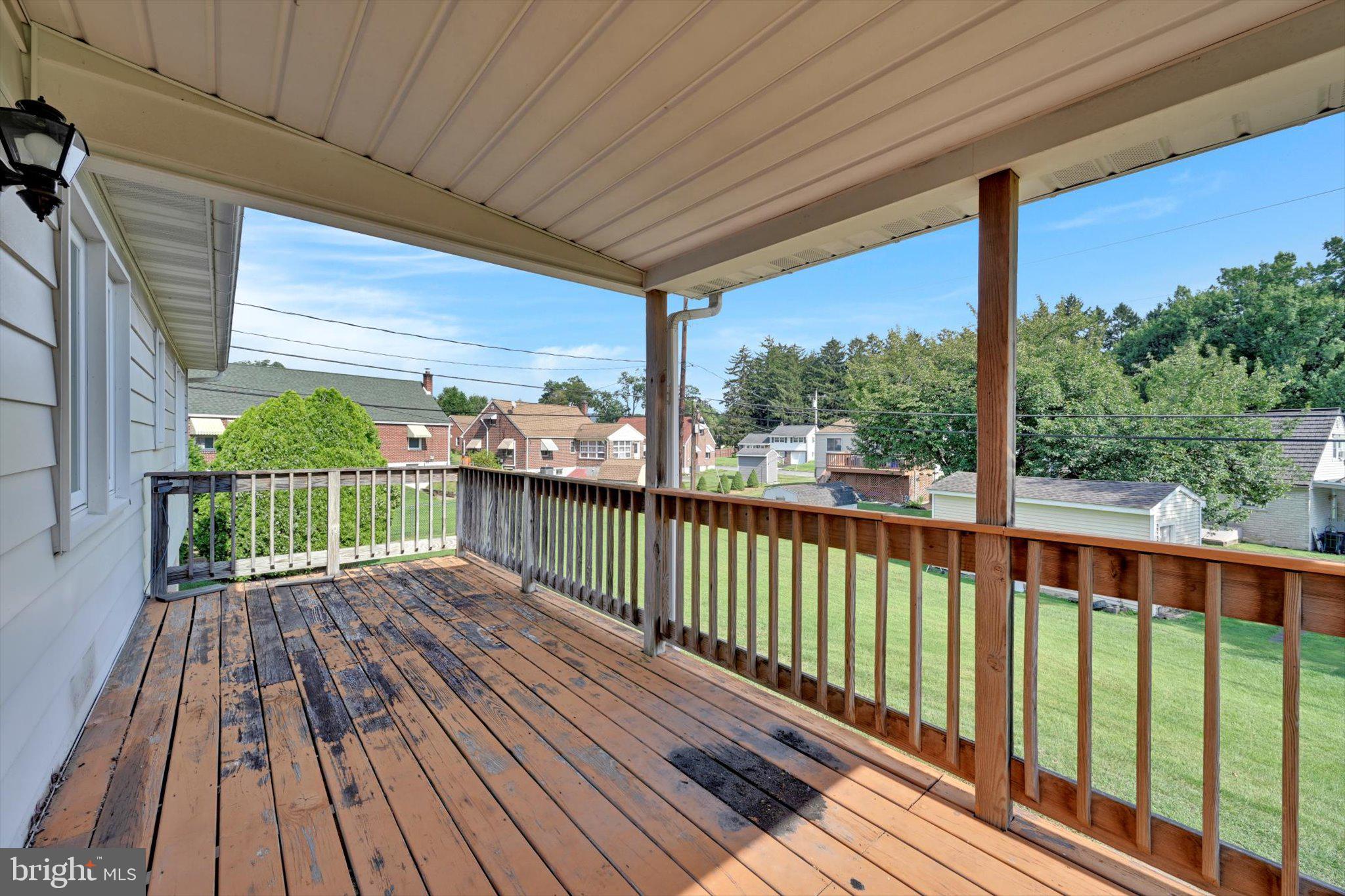 322 Morrison Road Reading, PA 19601 - Photo 28 of 29 a view of balcony with wooden floor