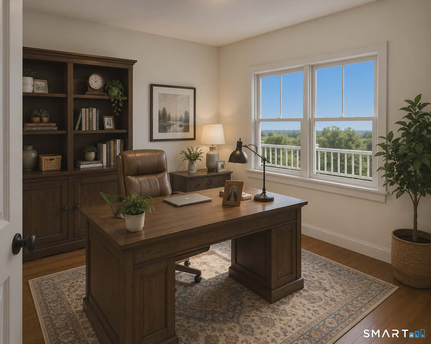 1 Nathan Hale Road Middletown, CT 06457 - Photo 8 of 12 a view of a workspace with furniture and a potted plant