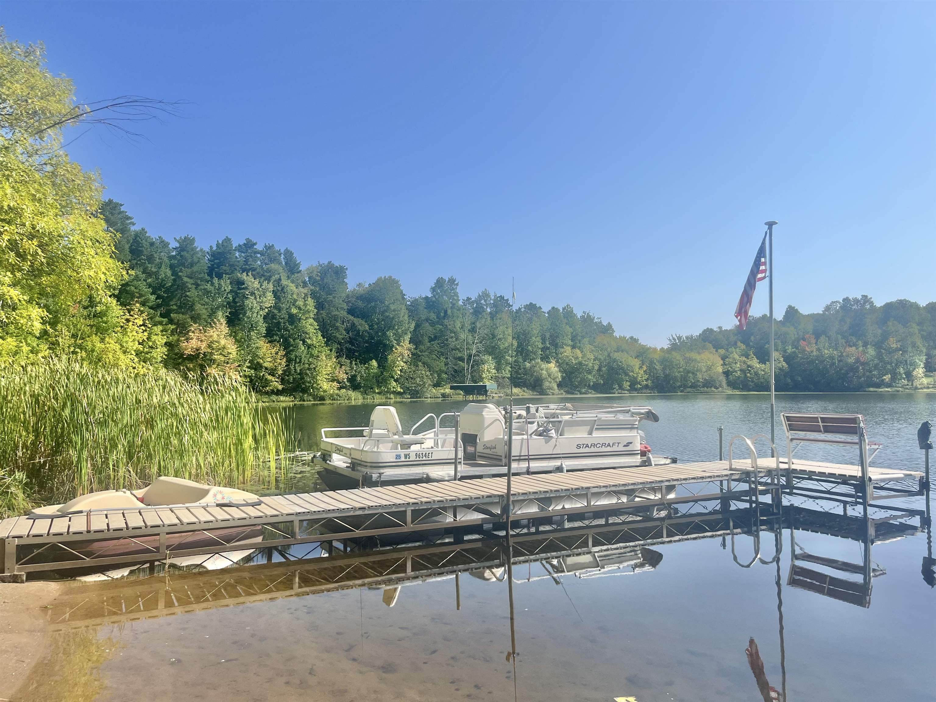 4381 Lilac Road Gilbert, MN 55741 - Photo 48 of 66 Dock area with a water view and a view of trees