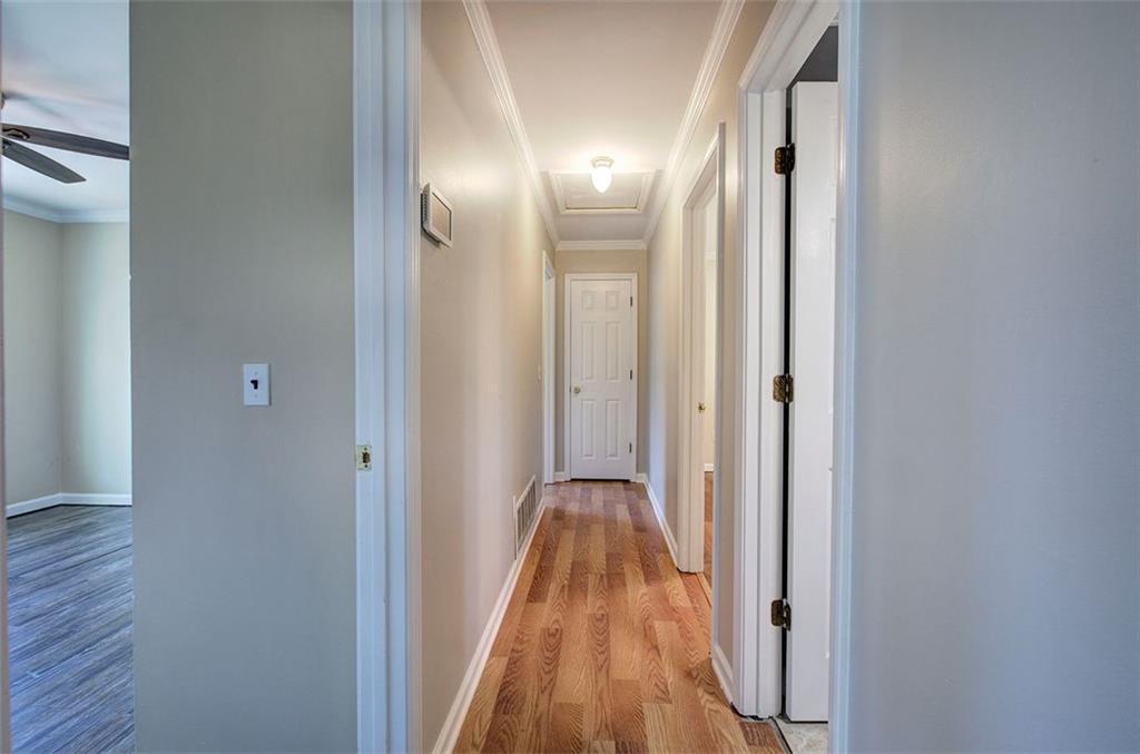 33 Engineer Lane Cartersville, GA 30120 - Photo 21 of 39 a view of a hallway with wooden floor