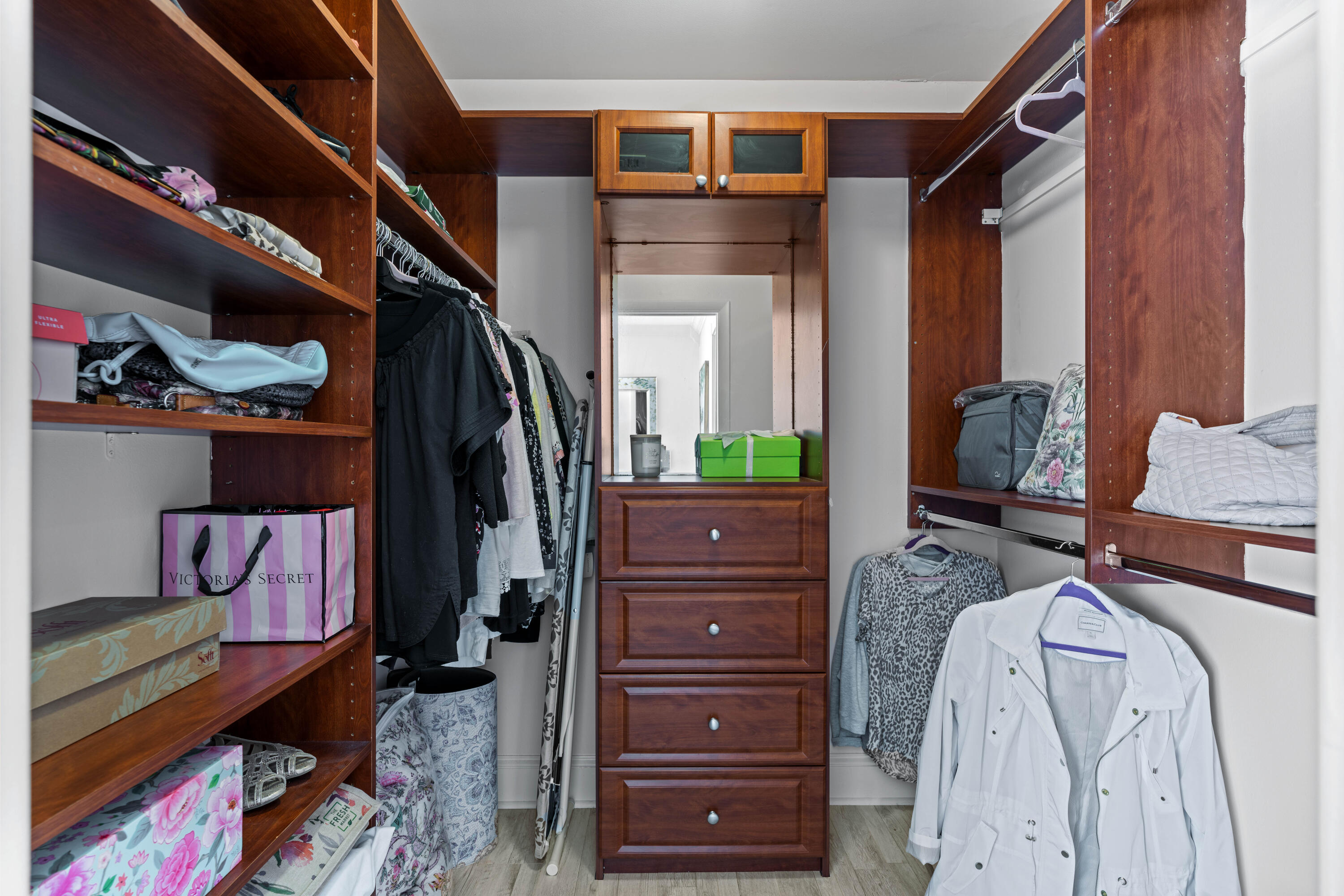 17023 Traverse Circle Jupiter, FL 33477 - Photo 19 of 35 a view of walk in closet with clothes and shoes