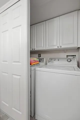 a car parked in a garage