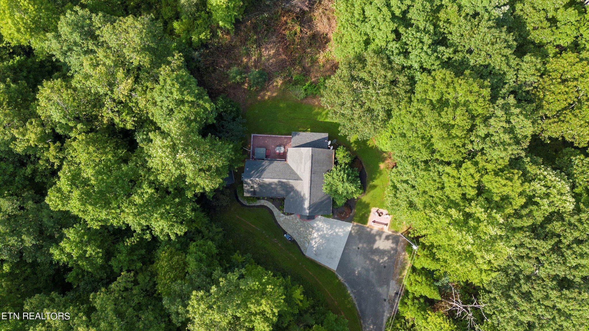 3638 Locust Ridge Road Sevierville, TN 37876 - Photo 3 of 50 an aerial view of a house with a yard