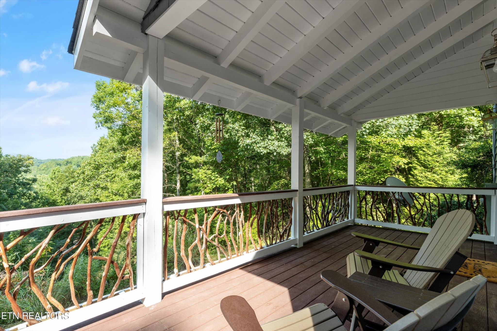 3638 Locust Ridge Road Sevierville, TN 37876 - Photo 36 of 50 a view of a two chairs in the balcony