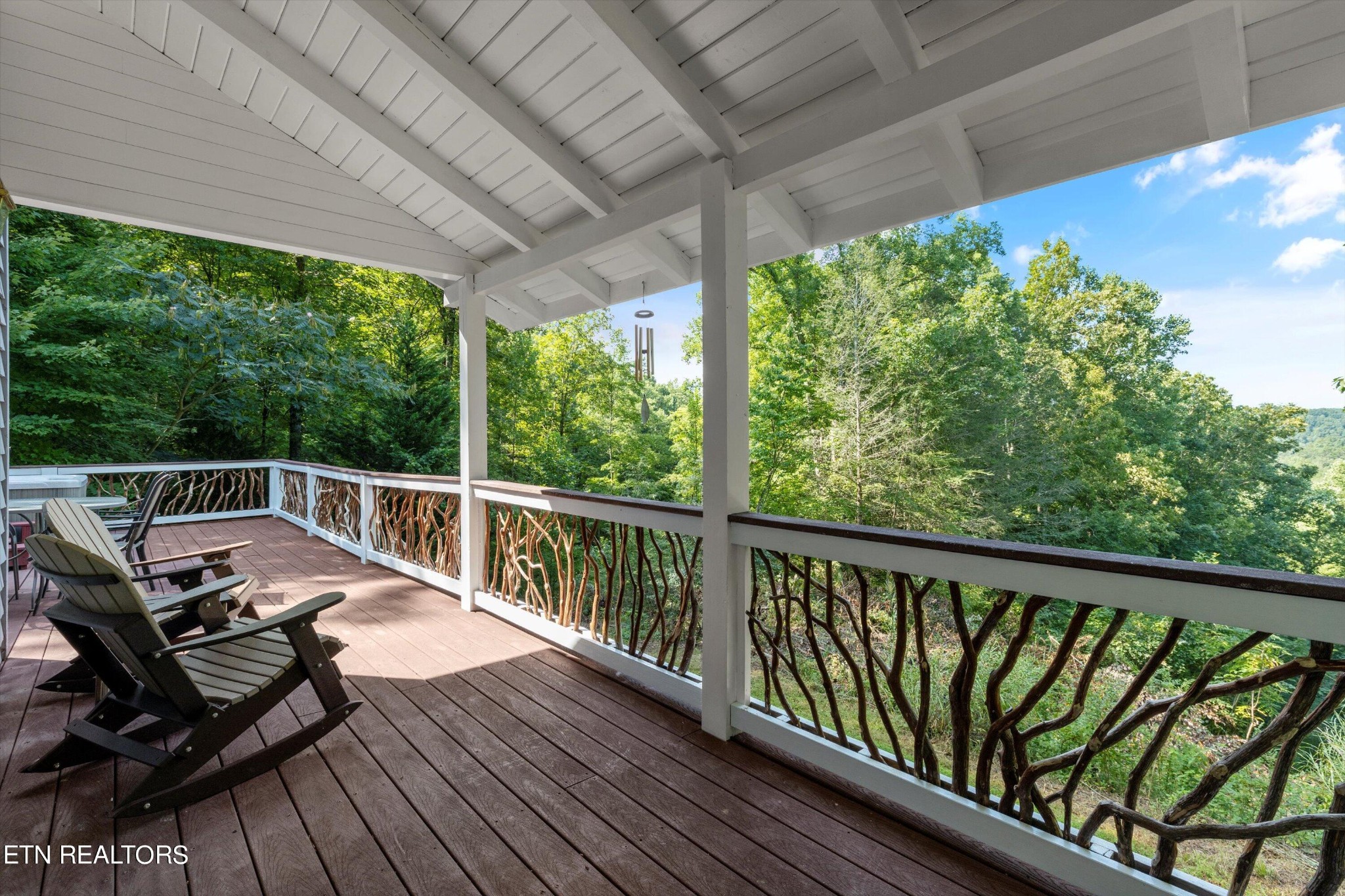 3638 Locust Ridge Road Sevierville, TN 37876 - Photo 37 of 50 a view of a two chairs in the balcony