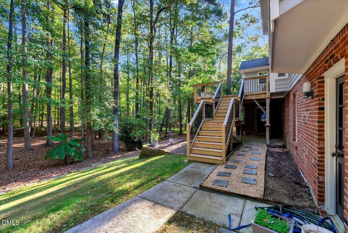11808 Edgewater Court Raleigh, NC 27614 - Photo 24 of 56 a view of outdoor space and deck