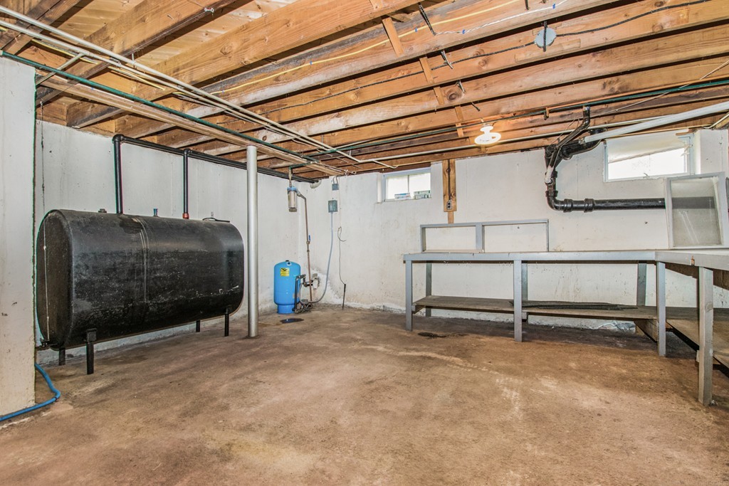 654 North Brookfield Road Oakham, MA 01068 - Photo 21 of 28 a view of an empty room with wooden ceiling