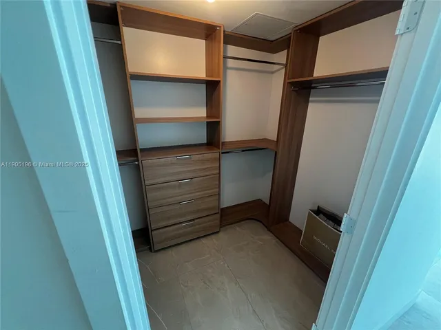 a view of walk in closet
