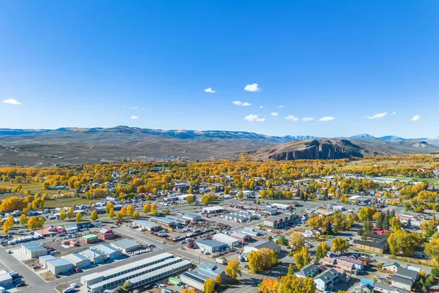 a view of a city with ocean