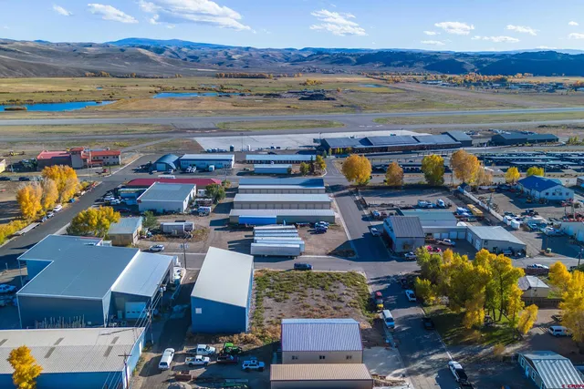 a view of a city with an ocean view