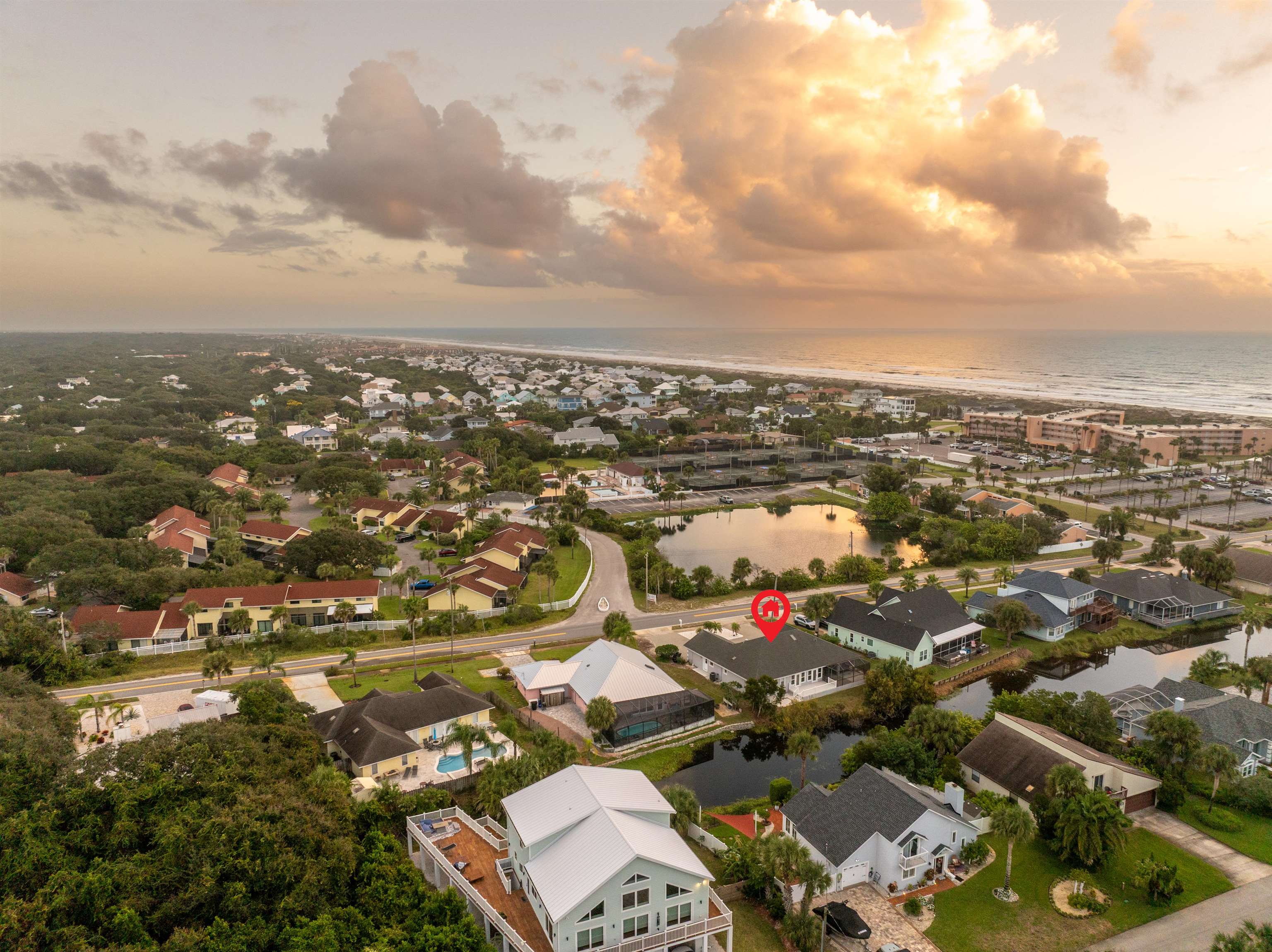 21 Ocean Trace Road St. Augustine, FL 32080 - Photo 11 of 48 an aerial view of a city