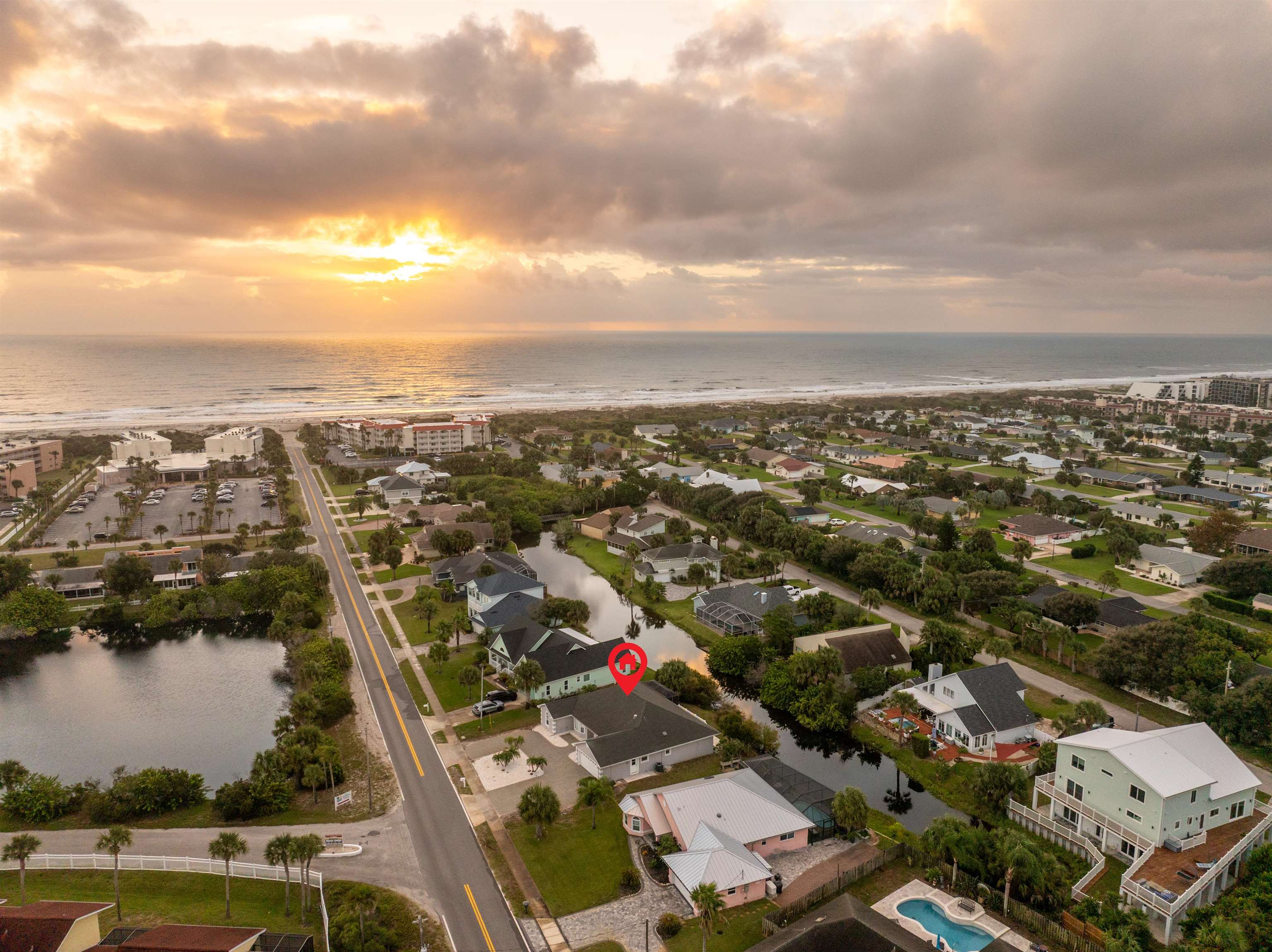 21 Ocean Trace Road St. Augustine, FL 32080 - Photo 14 of 48 an aerial view of a city