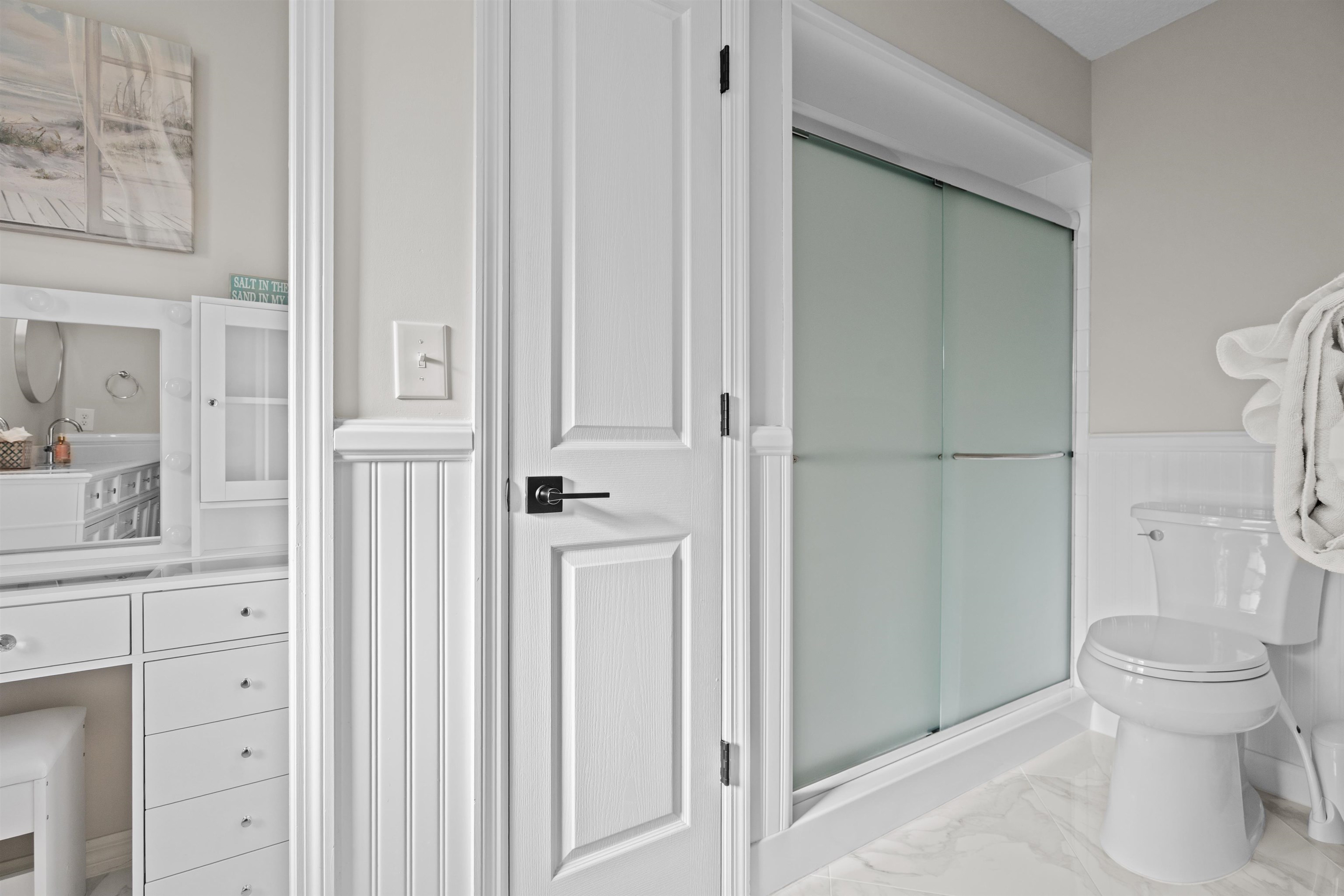 21 Ocean Trace Road St. Augustine, FL 32080 - Photo 31 of 48 a bathroom with a toilet and a shower