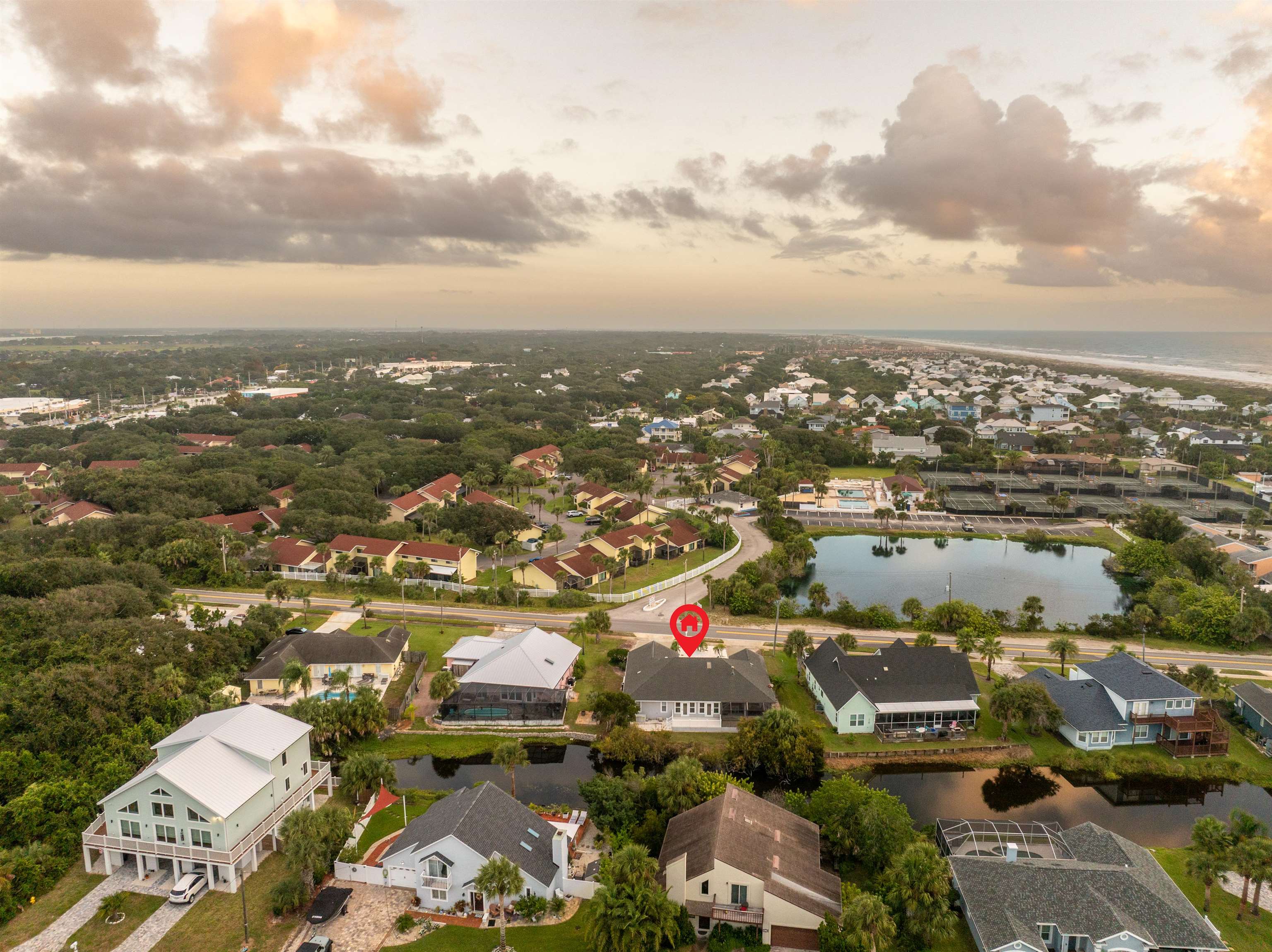21 Ocean Trace Road St. Augustine, FL 32080 - Photo 10 of 48 an aerial view of a city