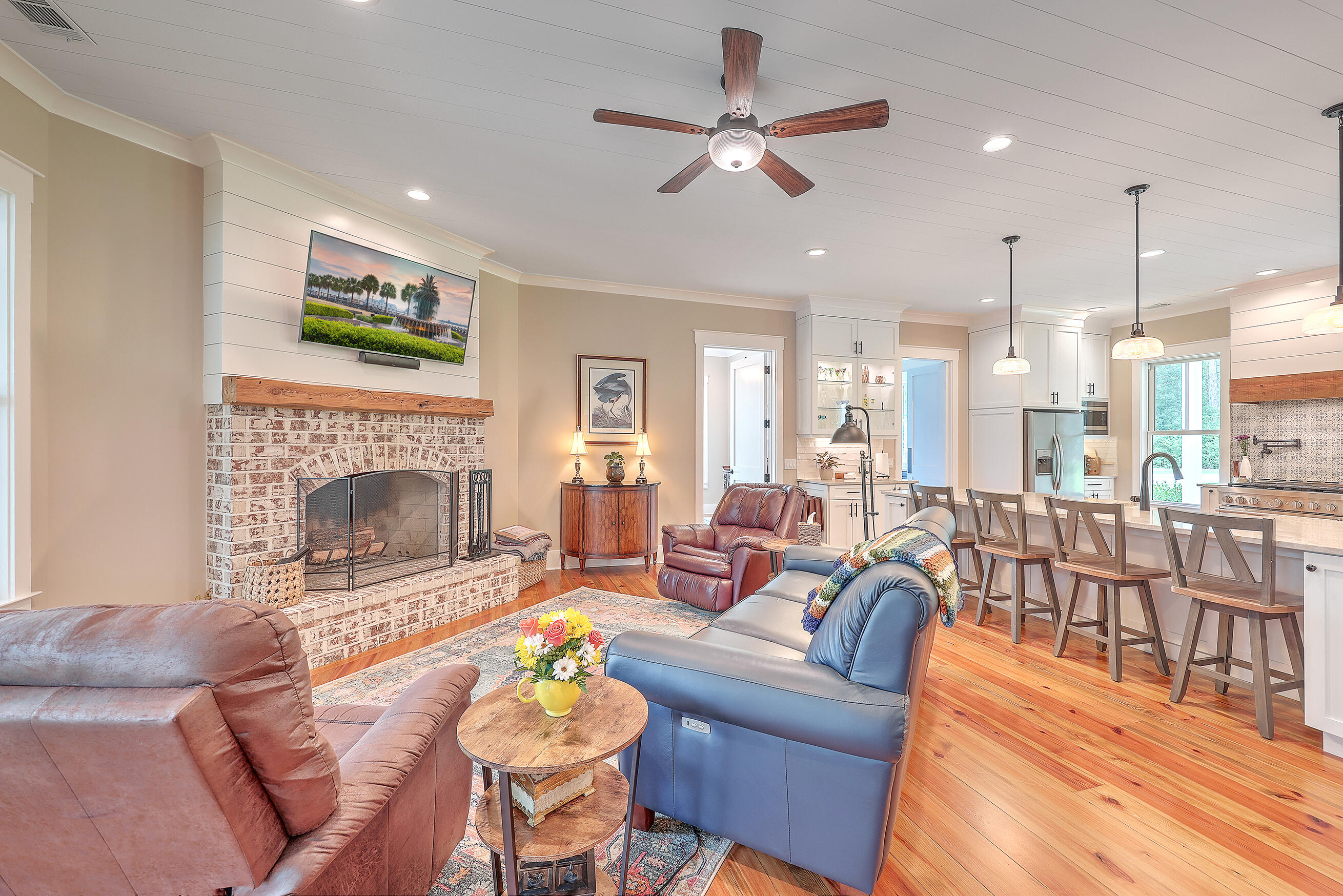 12145 Low Country Highway Ruffin, SC 29475 - Photo 7 of 73 Main: Relax by the fire.