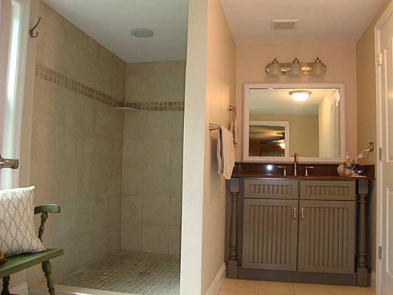 282 McMurray Road Upper St. Clair, PA 15241 - Photo 6 of 25 Master Bath/Spa. The master bath has been remodeled with a ceramic tile shower, kraftmaid cabinets & quartz countertop.