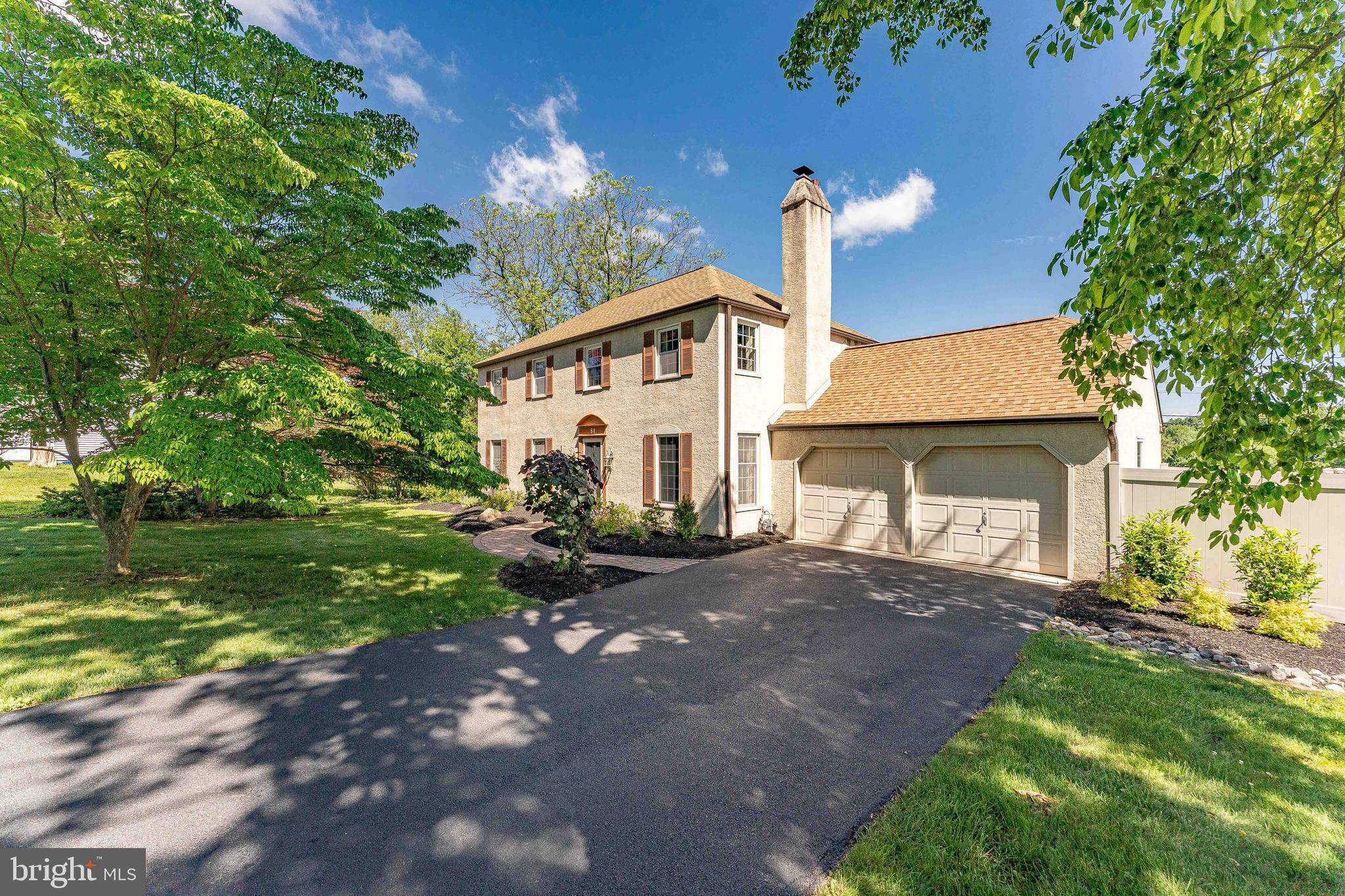 84 North Spring Lane Phoenixville, PA 19460 - Photo 2 of 51 a front view of a house with garden