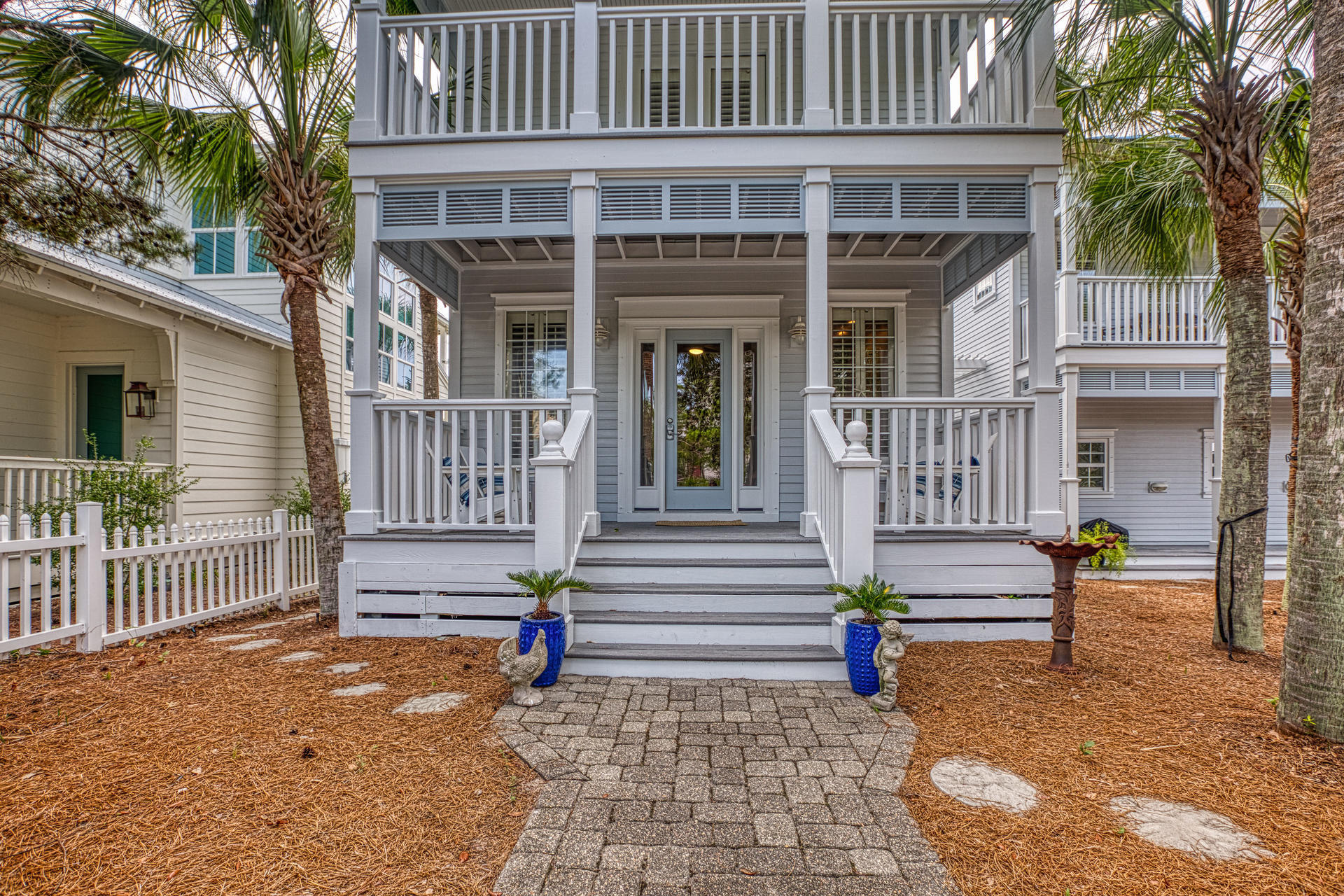 18 Draper Lane Santa Rosa Beach, FL 32459 - Photo 49 of 63 a view of a house with a small yard and wooden fence