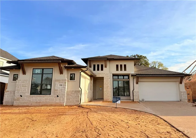 a house with a outdoor space