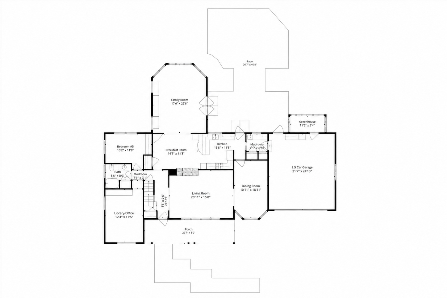 253 Summerfield Road Northbrook, IL 60062 - Photo 45 of 46 a picture of floor plan
