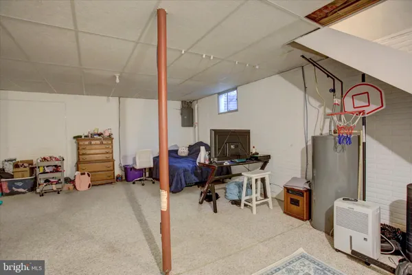 a view of storage and utility room