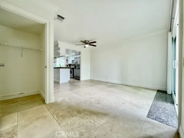 a view of a kitchen with a sink