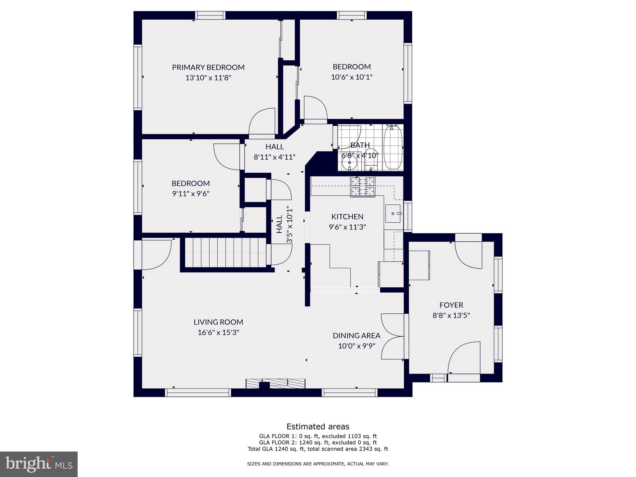 9521 Riggs Road Adelphi, MD 20783 - Photo 50 of 51 Main Level Floor Plan