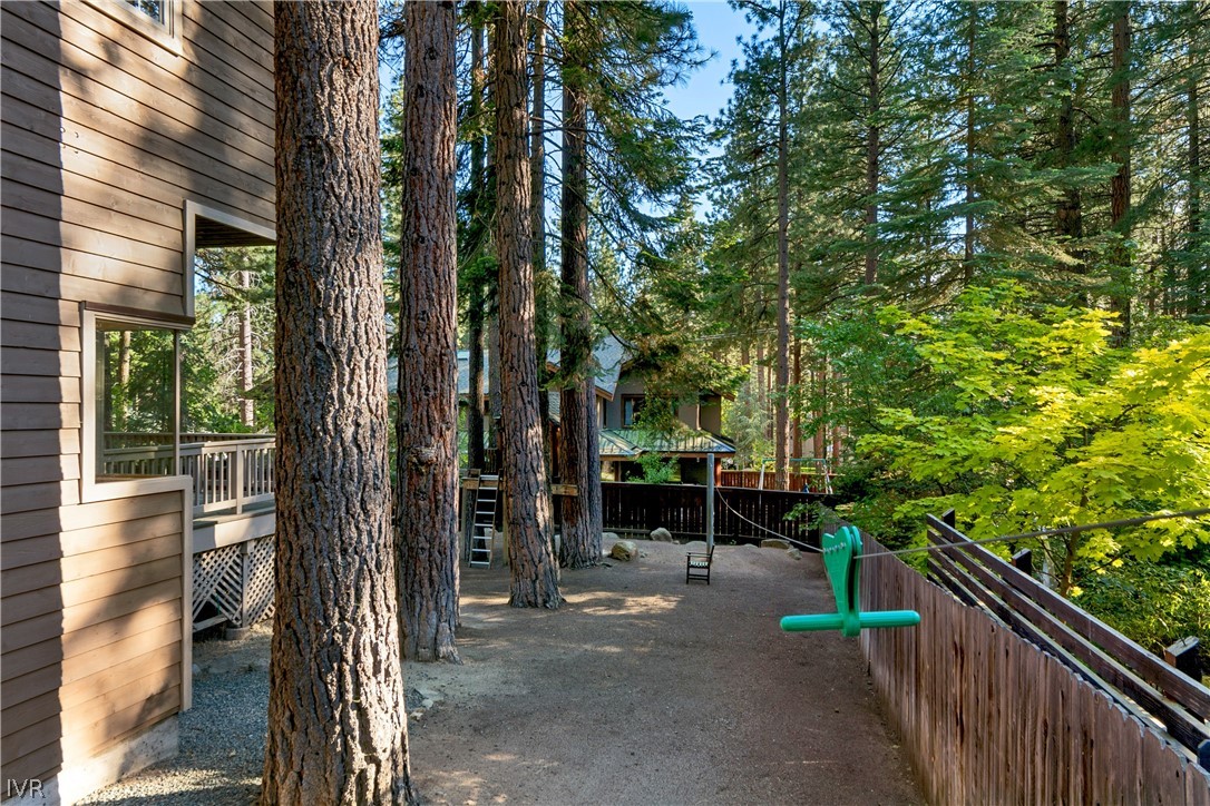 1057 Sawmill Road Incline Village, NV 89451 - Photo 46 of 48 Large, private backyard with an expansive deck and
