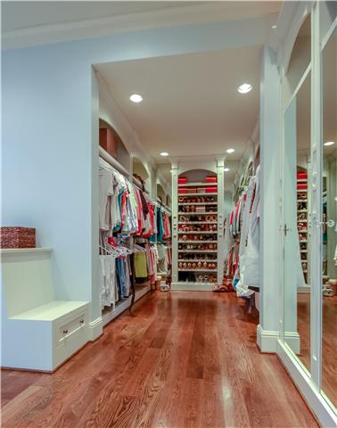 4545 Peytonsville Road Franklin, TN 37064 - Photo 13 of 20 ONLY HALF OF 'HER' WALK IN CLOSET WITH CUSTOM BUILT SHELVING