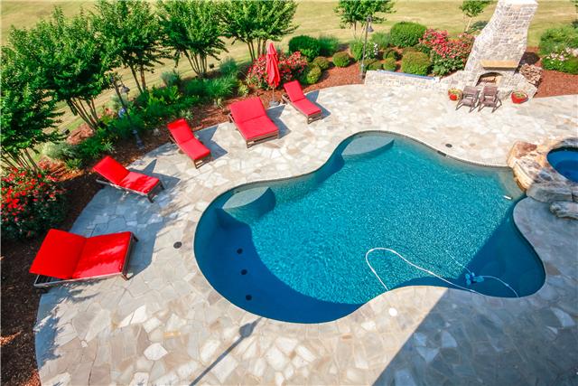 4545 Peytonsville Road Franklin, TN 37064 - Photo 20 of 20 BEAUTIFULLY MANICURED GROUNDS INCLUDING KNOCK OUT ROSES, CREPE MYRTLES AND HYDRANGEAS SURROUND THE POOL, SPA AND GAS FIREPLACE....THE PERFECT PLACE TO ENTERTAIN GUEST OR REALX AFTER A LONG DAY!