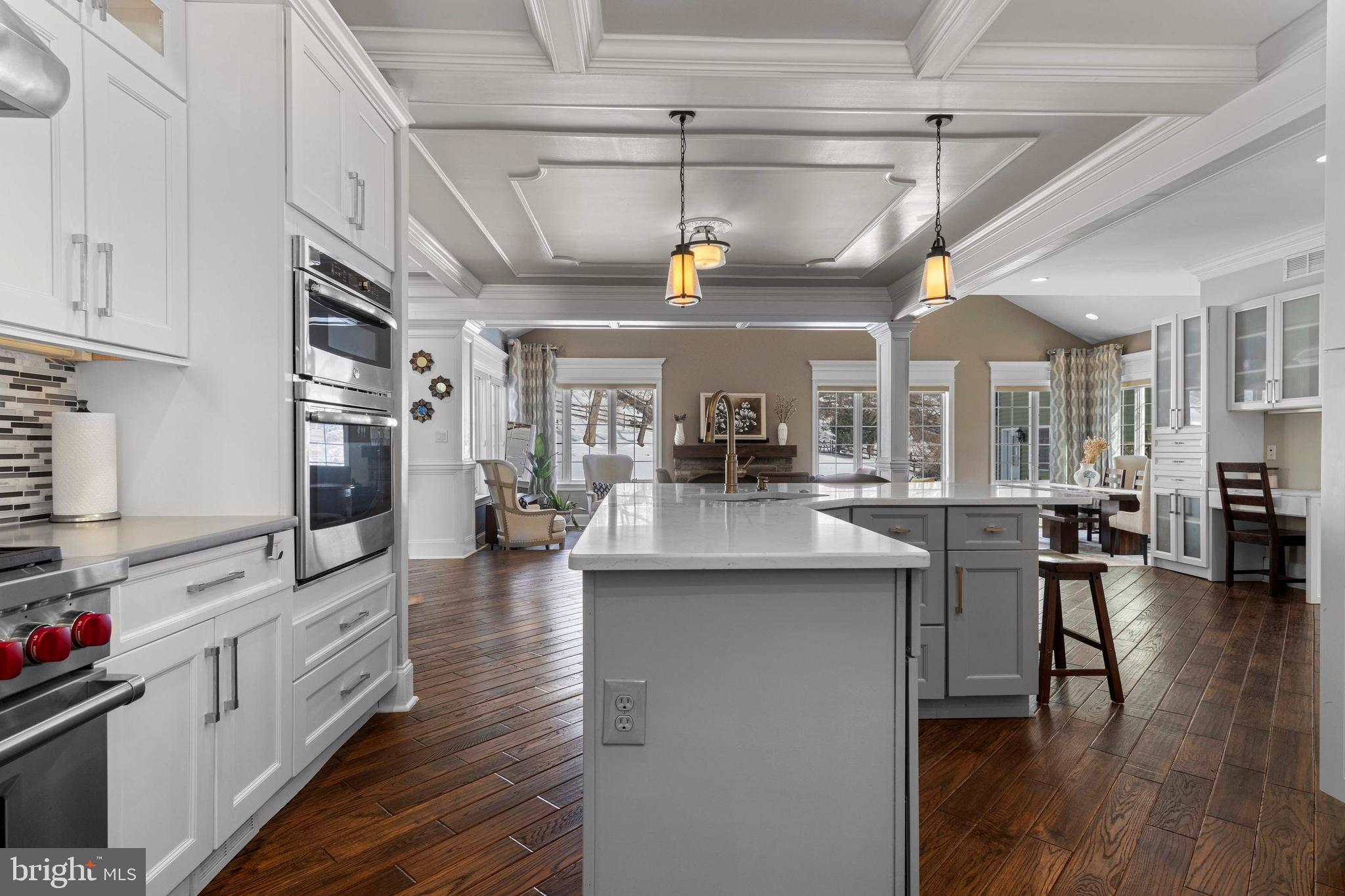 731 King Of Prussia Road Radnor, PA 19087 - Photo 8 of 58 Gorgeous kitchen open to wonderful living spaces