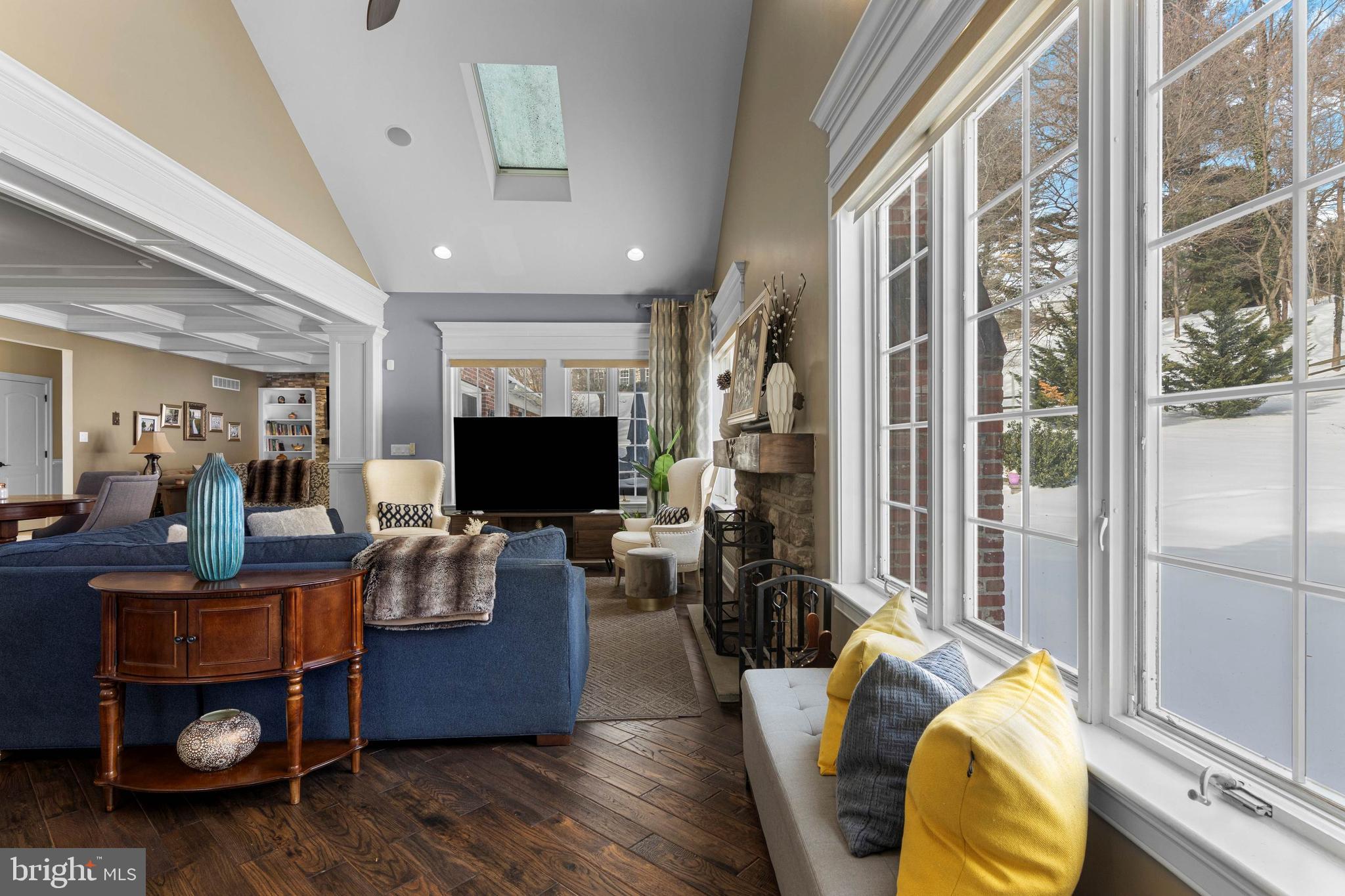 731 King Of Prussia Road Radnor, PA 19087 - Photo 13 of 58 family room with abundant windows overlooking yard