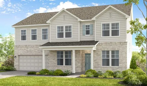 front view of a house and a yard