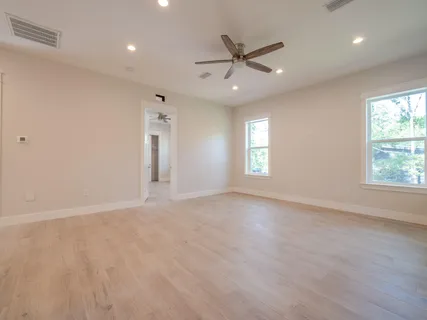 a bathroom with a double vanity sink mirror and double