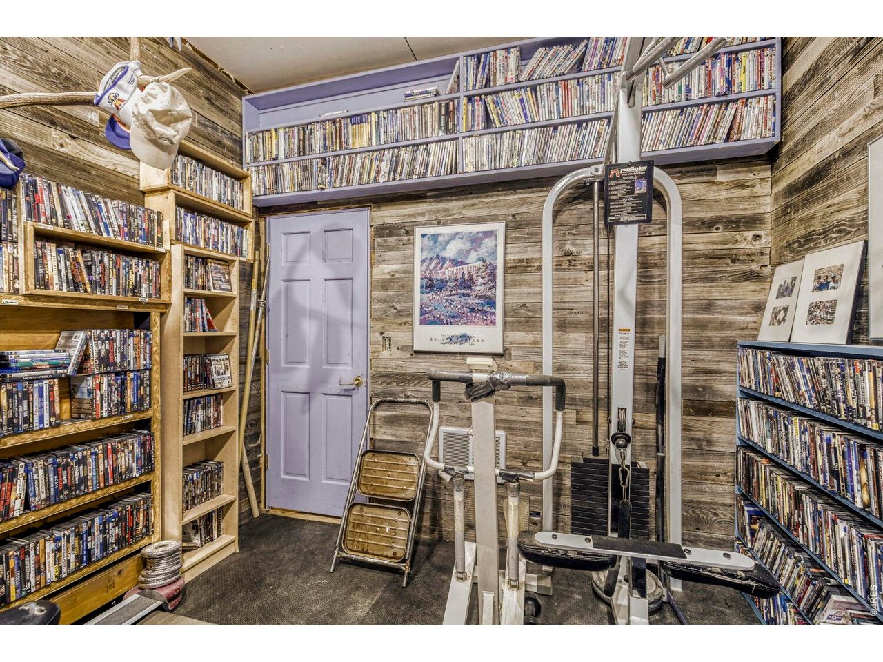 1042 Steamboat Valley Road Lyons, CO 80540 - Photo 13 of 46 West Wing - Below the West Wing, a workshop, storage, and gym area!