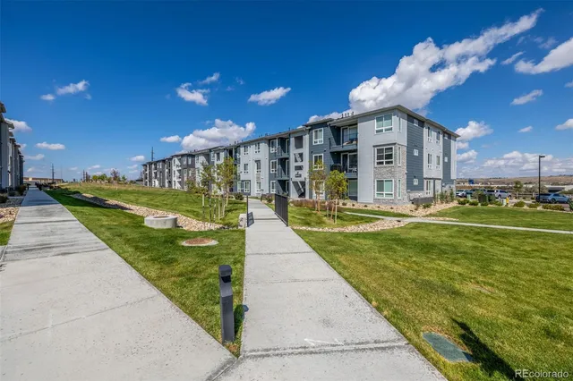a view of a swimming pool and lounge chair