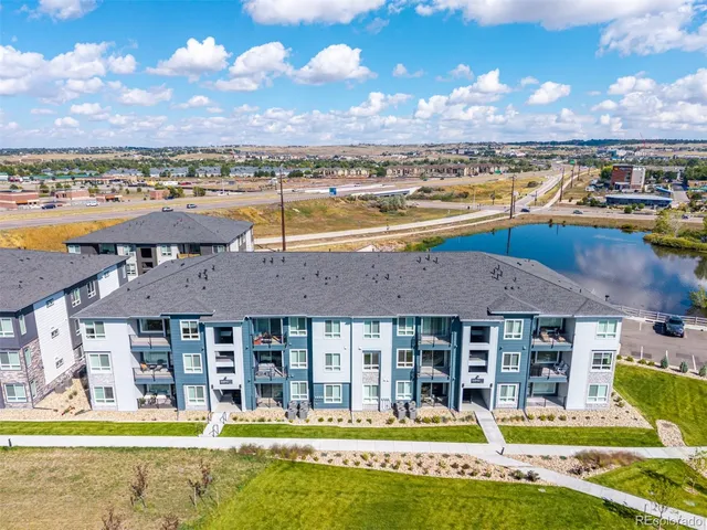 an outdoor space with furniture