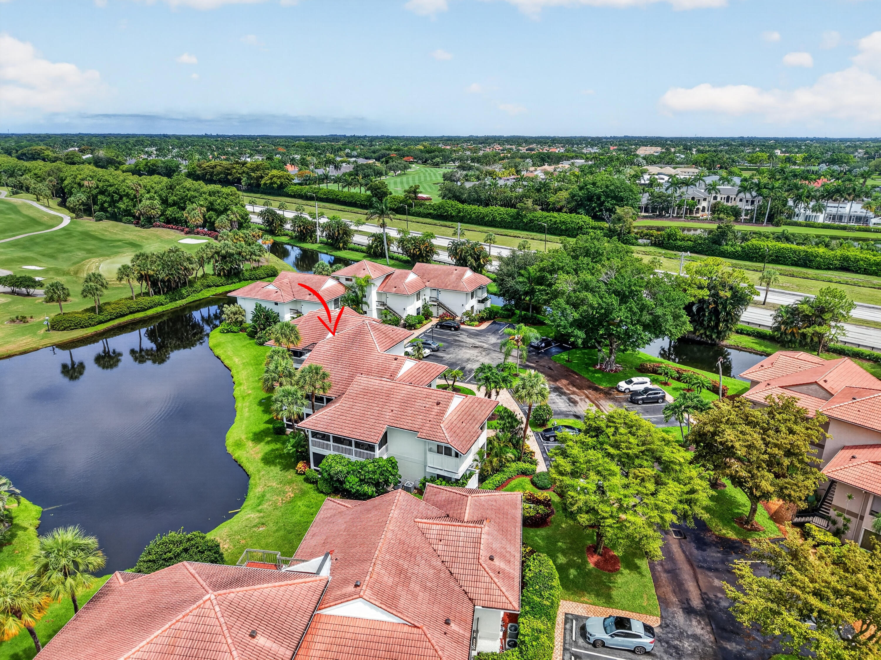 19221 Sabal Lake Drive, Unit 5124 Boca Raton, FL 33434 - Photo 50 of 98 an aerial view of a houses with outdoor space and street view