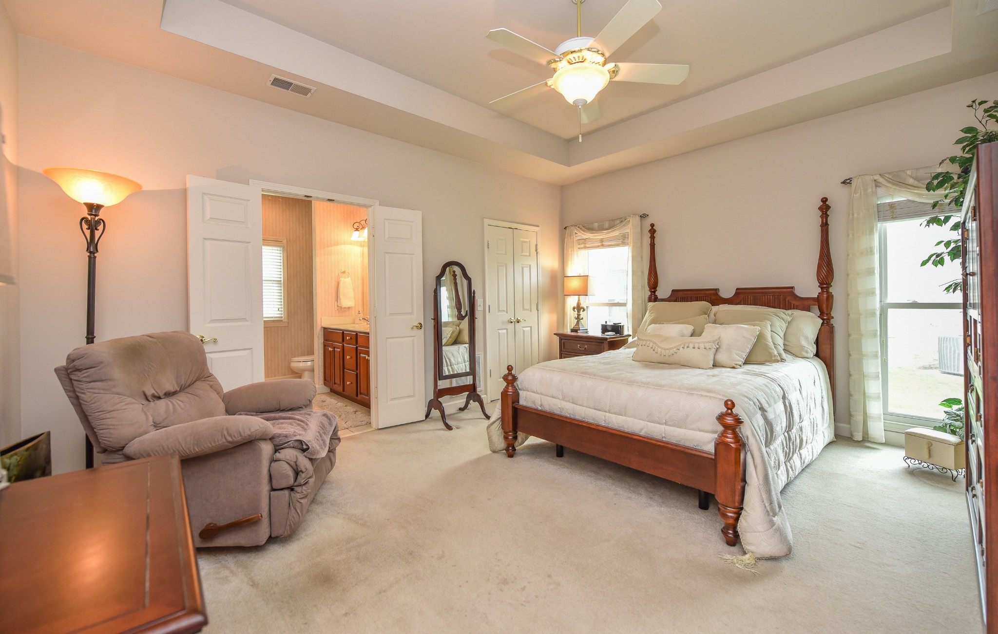 157 Stoners Glen Road Hermitage, TN 37076 - Photo 15 of 24 a bedroom with furniture and a large window