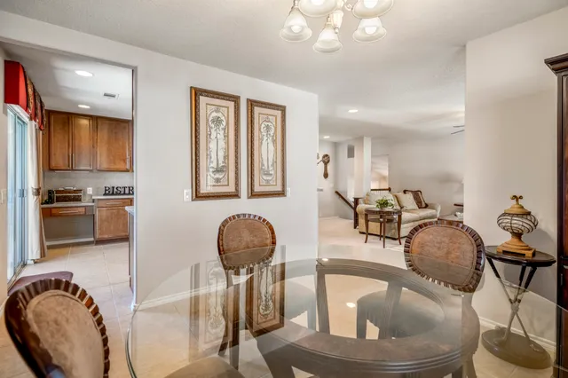 a workspace with furniture and a window