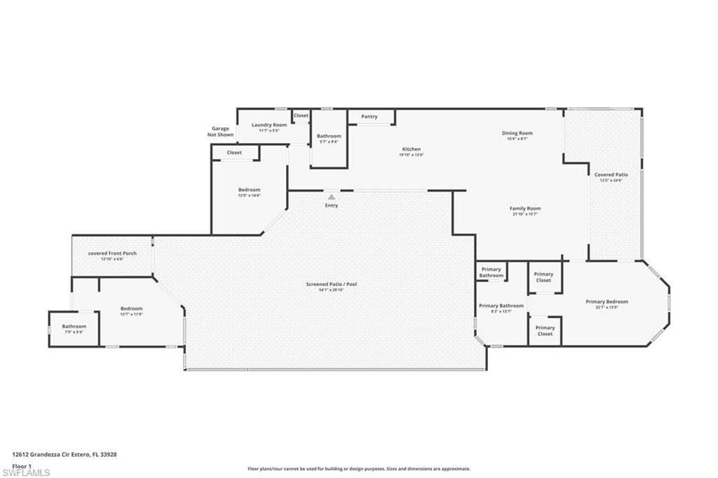 12612 Grandezza Circle Estero, FL 33928 - Photo 48 of 48 Floor plan