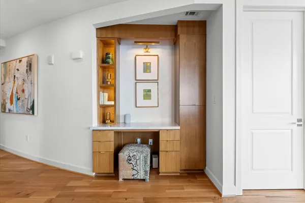 a front view of a house with hallway
