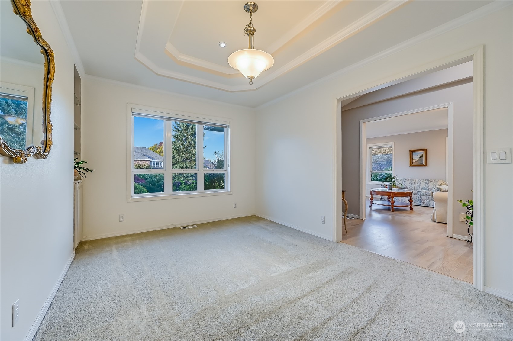 2504 240th Street Southeast Bothell, WA 98021 - Photo 7 of 40 a view of livingroom with furniture wooden floor and window