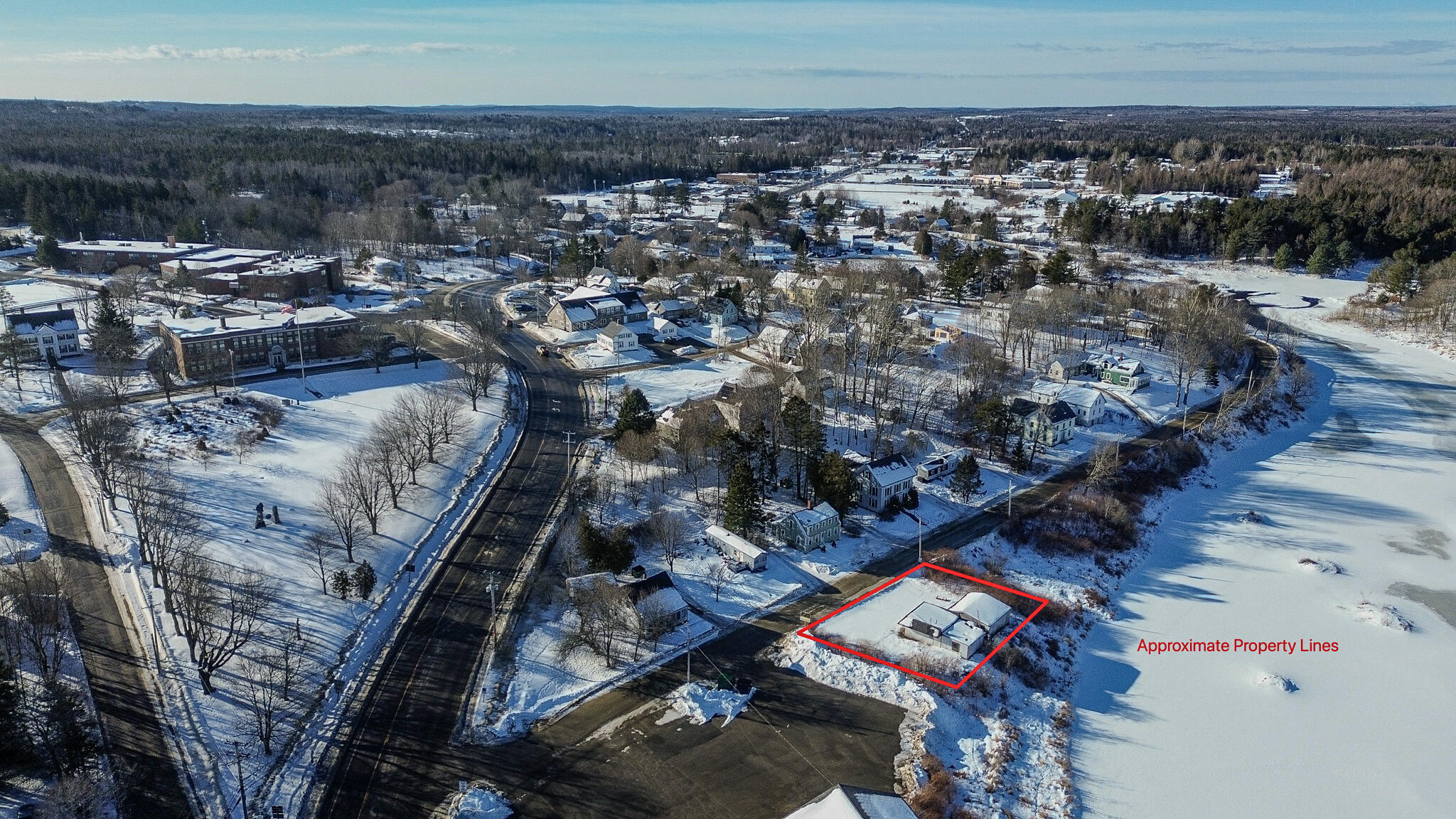 9 Grove Street Machias, ME 04654 - Photo 12 of 12 Approximate Property Lines
