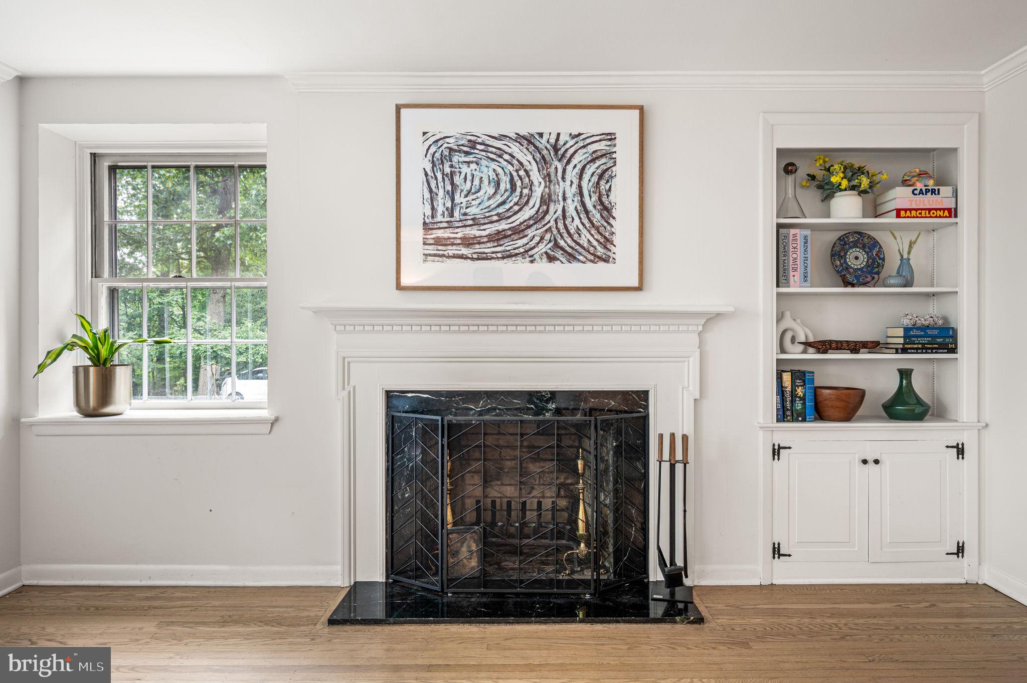 434 Pugh Road Wayne, PA 19087 - Photo 13 of 47 a living room with furniture and a fireplace