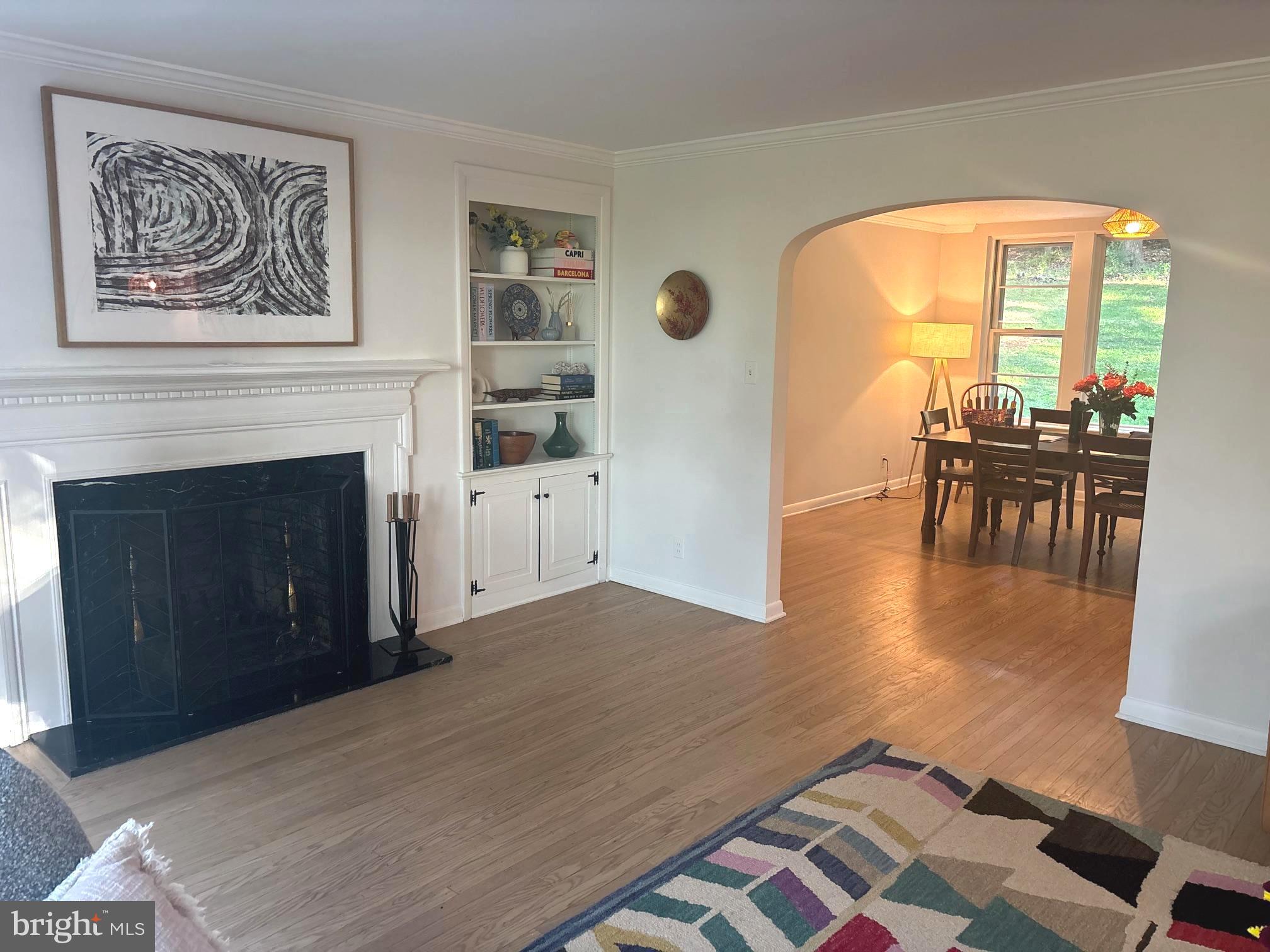 434 Pugh Road Wayne, PA 19087 - Photo 14 of 47 a view of a livingroom with furniture and a fireplace
