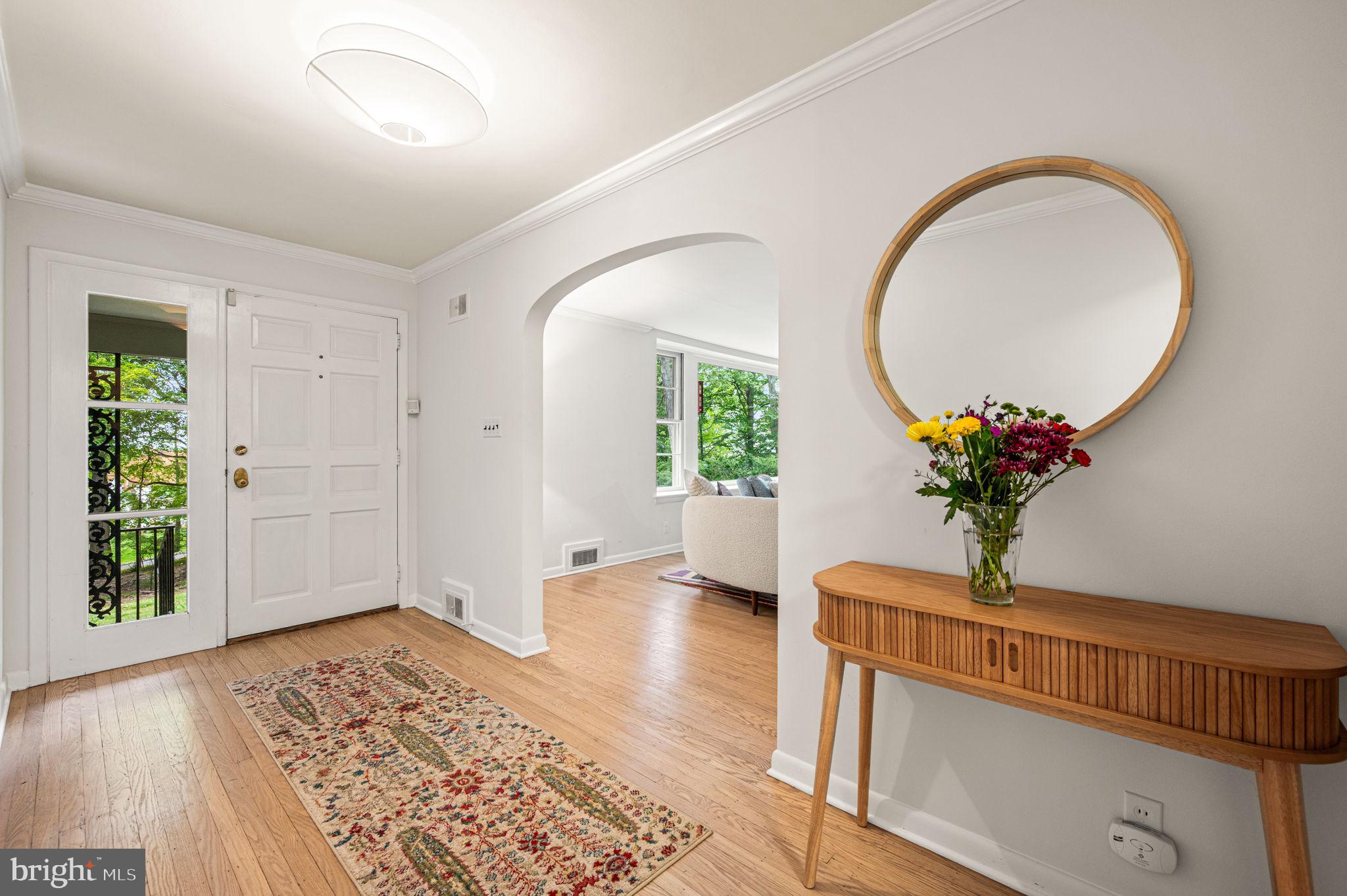 434 Pugh Road Wayne, PA 19087 - Photo 9 of 47 a view of an entryway with wooden floor